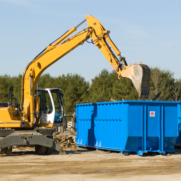 what kind of waste materials can i dispose of in a residential dumpster rental in Blue Jay CA